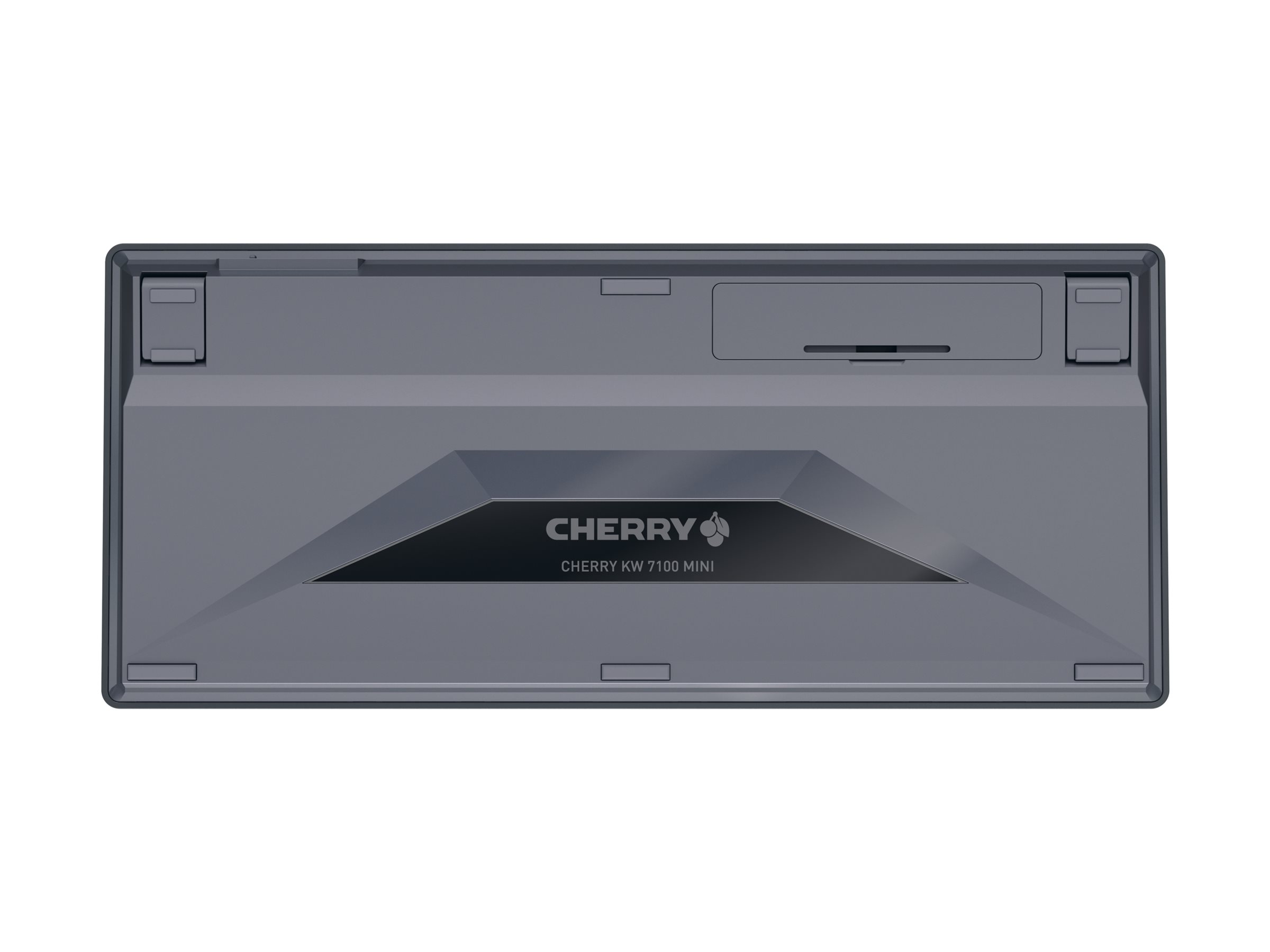 Cherry KW 7100 MINI BT - Tastatur - kabellosBluetooth 5.1 - QWERTY - Europa - Tastenschalter: CHERRY SX - Slate Blue