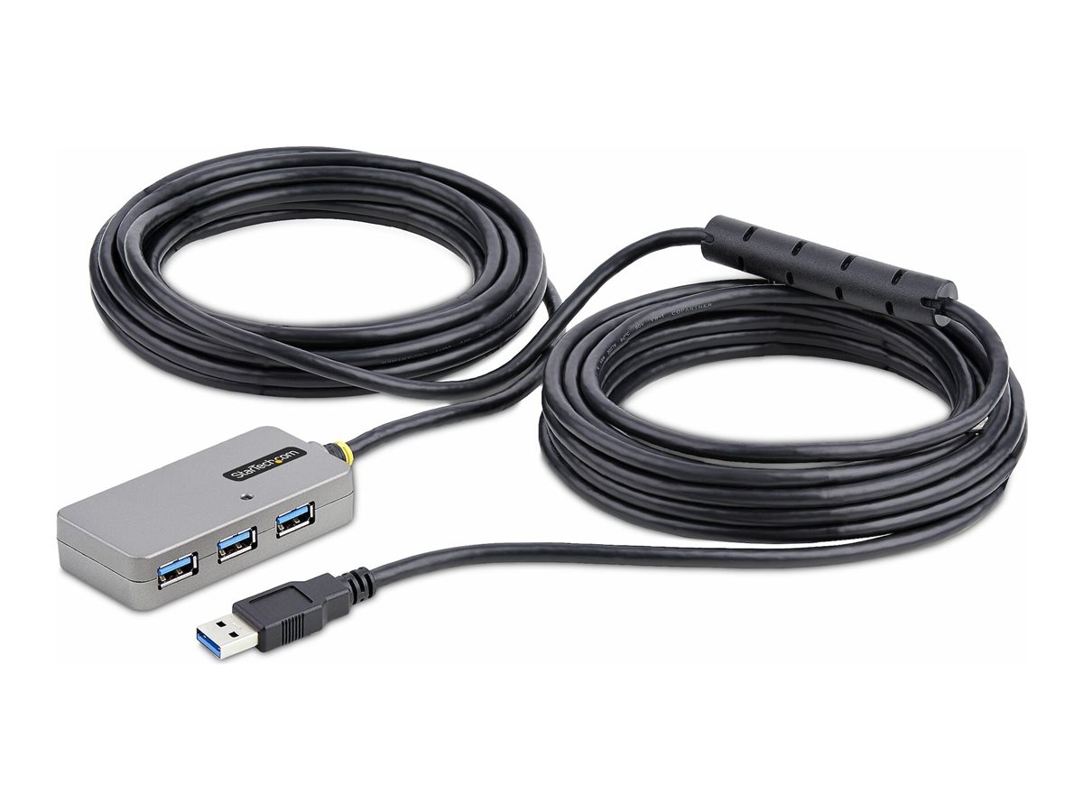 StarTech.com USB Extender Hub, 4-Port USB Hub/Verteiler3.0 mit 10m Kabel - Hub - 4 x USB 3.2 Gen 1 - Desktop