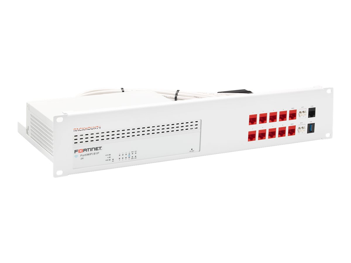 Rackmount.IT RM-FR-T18 - Montagesatz für Netzwerkgeräte - Rack montierbar - RAL 9003, weiß - 1.3U - 48.3 cm (19")3 HE