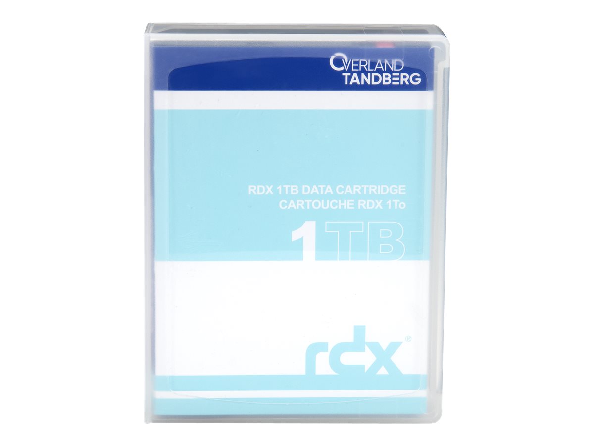 Overland-Tandberg RDX-Festplatten-Kassette 1 TB - mit 3 Jahre Advanced Replacement Service - für P/N: 8636-RDX - 8782-RDX - 8785-RDX - 8813-RDX