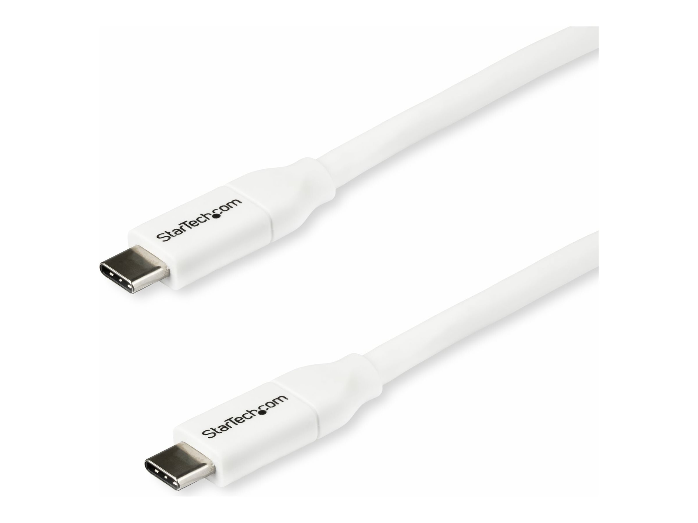 StarTech.com StarTech USB-C auf USB-C Kabel mit 5A Power Delivery - St/St - 2m - USB 2.0 - USB-IF zertifiziert - USB Typ C Kabel - USB-Kabel - USB-C (M)zu USB-C (M) - Thunderbolt 3 / USB 2.0 - 5 A - 2