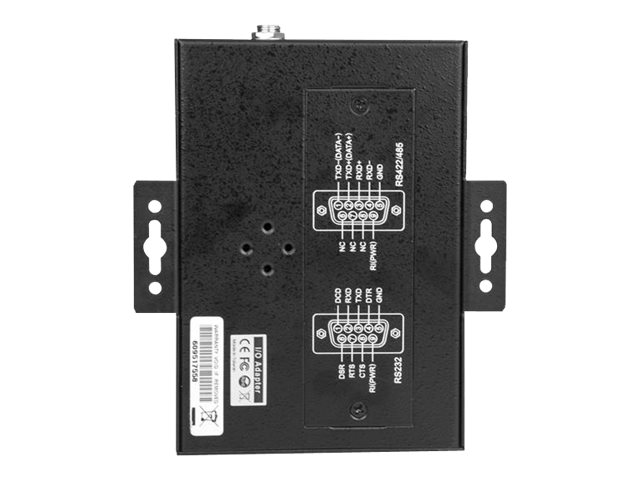 StarTech.com Startech 4 Port Serieller Hub, USB auf RS232/RS485/RS422 Adapter - Industrieller USB 2.0 auf DB9 Konverter Hub - IP30 Schutzklasse - Hutschienenmontierbar, 15kV ESD Schutz (ICUSB234854I)S