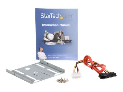 StarTech.com Adapter Bracket für 2,5 (6.4cm) auf 3,5 (8,9cm)HDD - SATA / SSD Festplatten Einbaurahmen für 3.5 Zoll Schacht - Laufwerksschachtadapter - für P/N: 25S22M2NGFFR - S322M225R - SAT2M2NGFF25