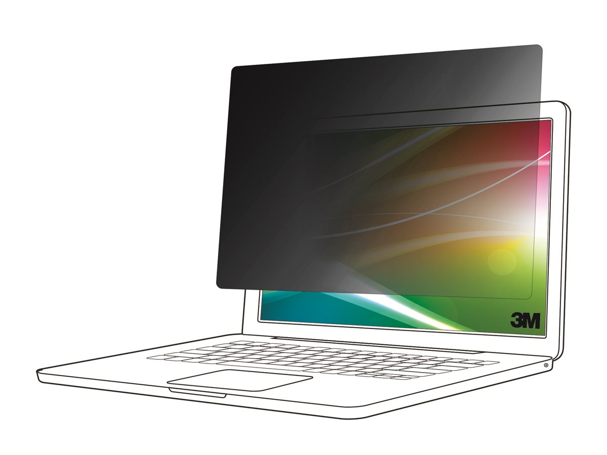 3M Bright Screen Privacy Filter - Blickschutzfilter für Notebook - entfernbar - Flip - 35.6 cm (14")Schwarz