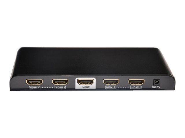 Techly 1 x 4 HDMI Splitter 4K x 2K - Video-/Audio-Splitter4 x HDMI - Desktop