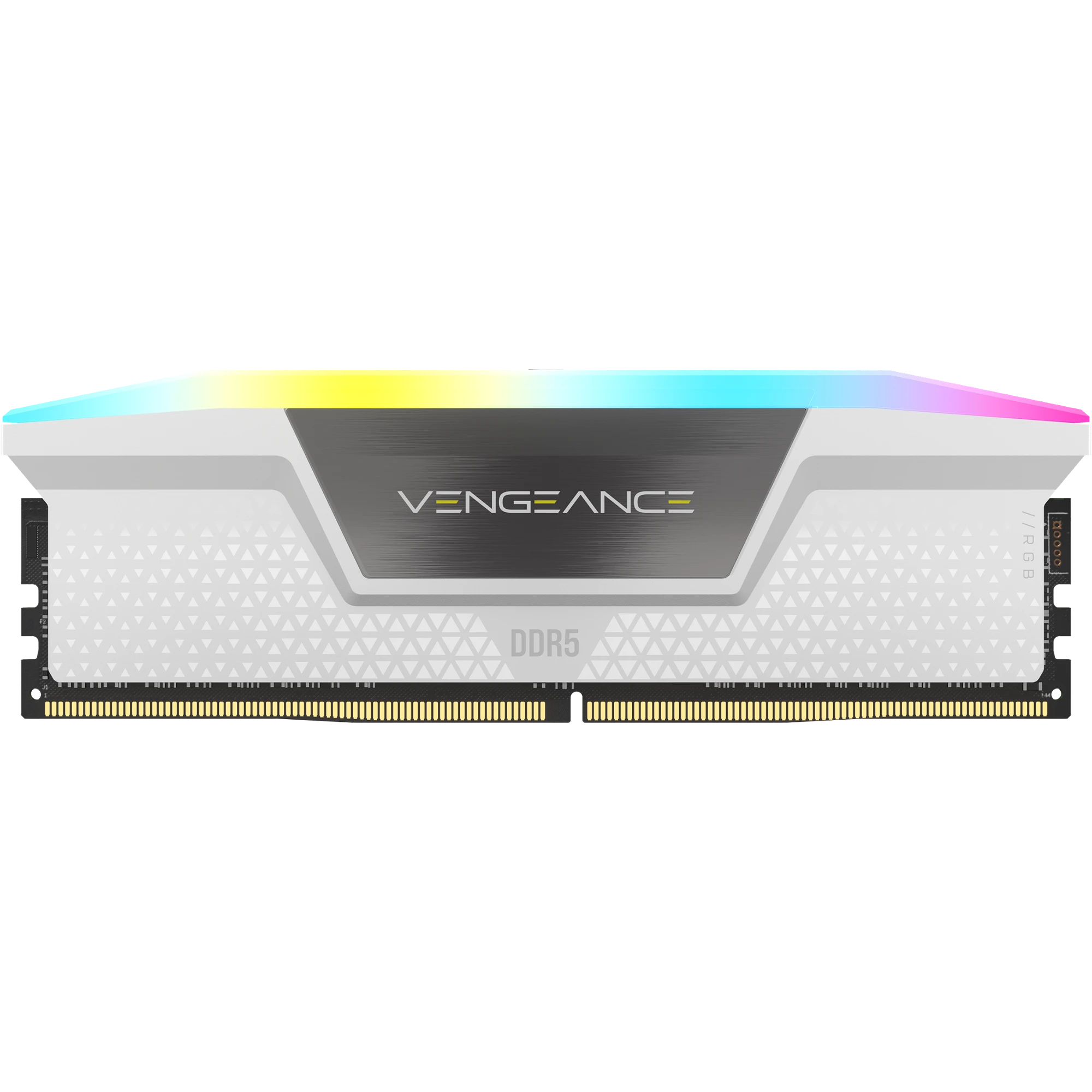 Corsair Vengeance RGB - DDR5 - Kit - 32 GB: 2x 16 GB - DIMM 288-PIN - 6000 MHz / PC5-48000 - CL30 - 1.4 V - ungepuffert - on-die ECC - weiß