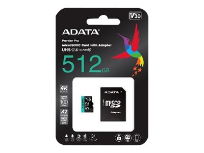 ADATA Premier Pro V30S - Flash-Speicherkarte (SD-Adapter inbegriffen)