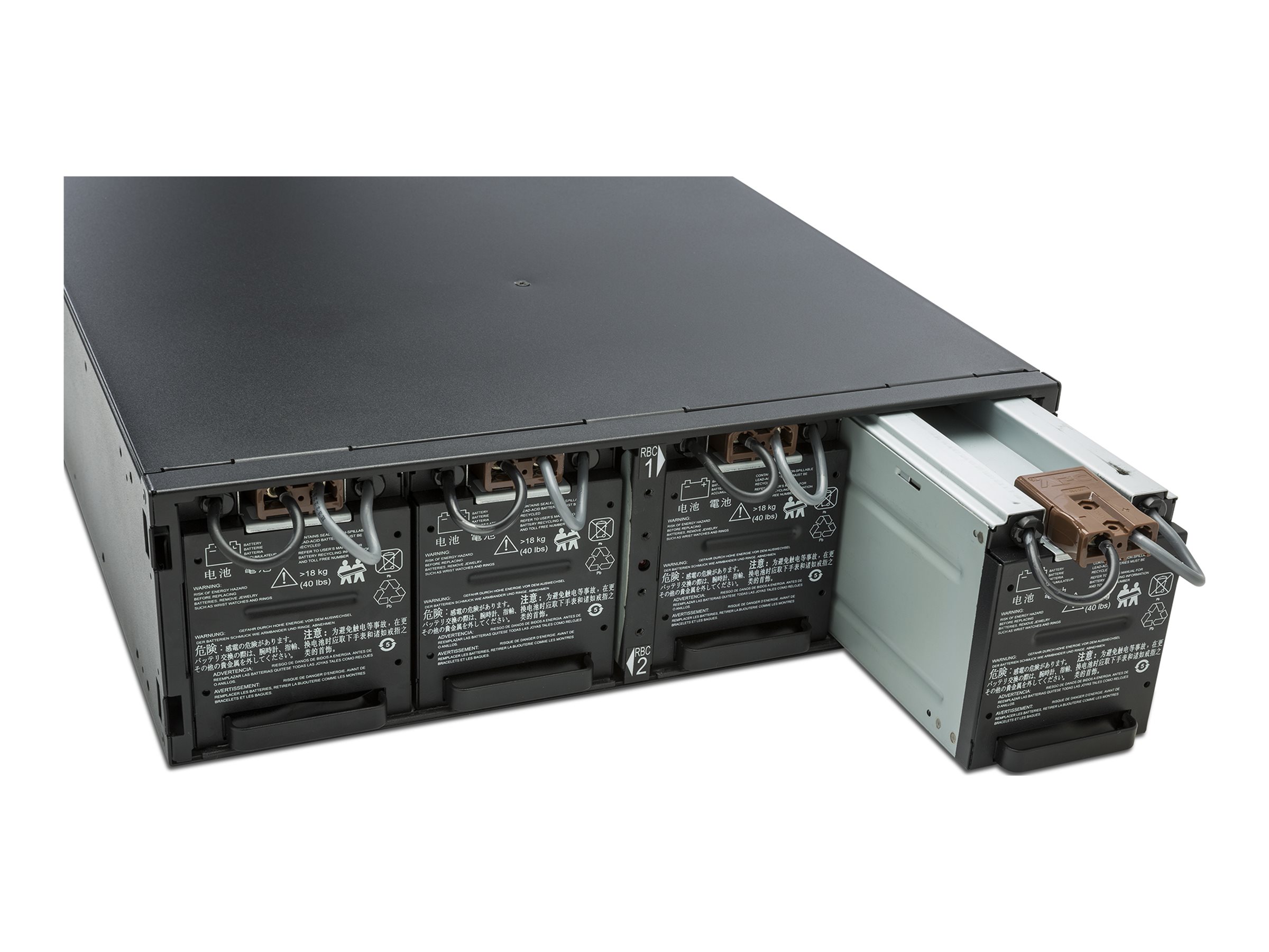 APC Smart-UPS SRT 192V 5kVA and 6kVA BatteryPack - Batteriegehäuse - 2 x Batterie - Bleisäure - 3U - Schwarz - für P/N: SRT5KXLT-5KTF - SRT5KXLT-IEC - SRT6KXLT - SRT6KXLT-5KTF - SRT6KXLT-IEC - SRT6KXL