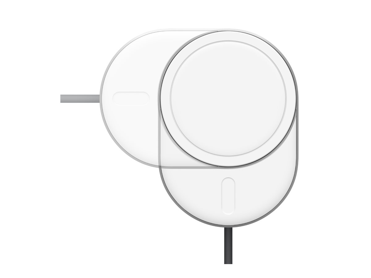 Belkin Kfz-Halterung für induktives Ladenmagnetisch mit Qi2 + Kfz-Netzteil - 15 Watt - Fast Charge - Grau