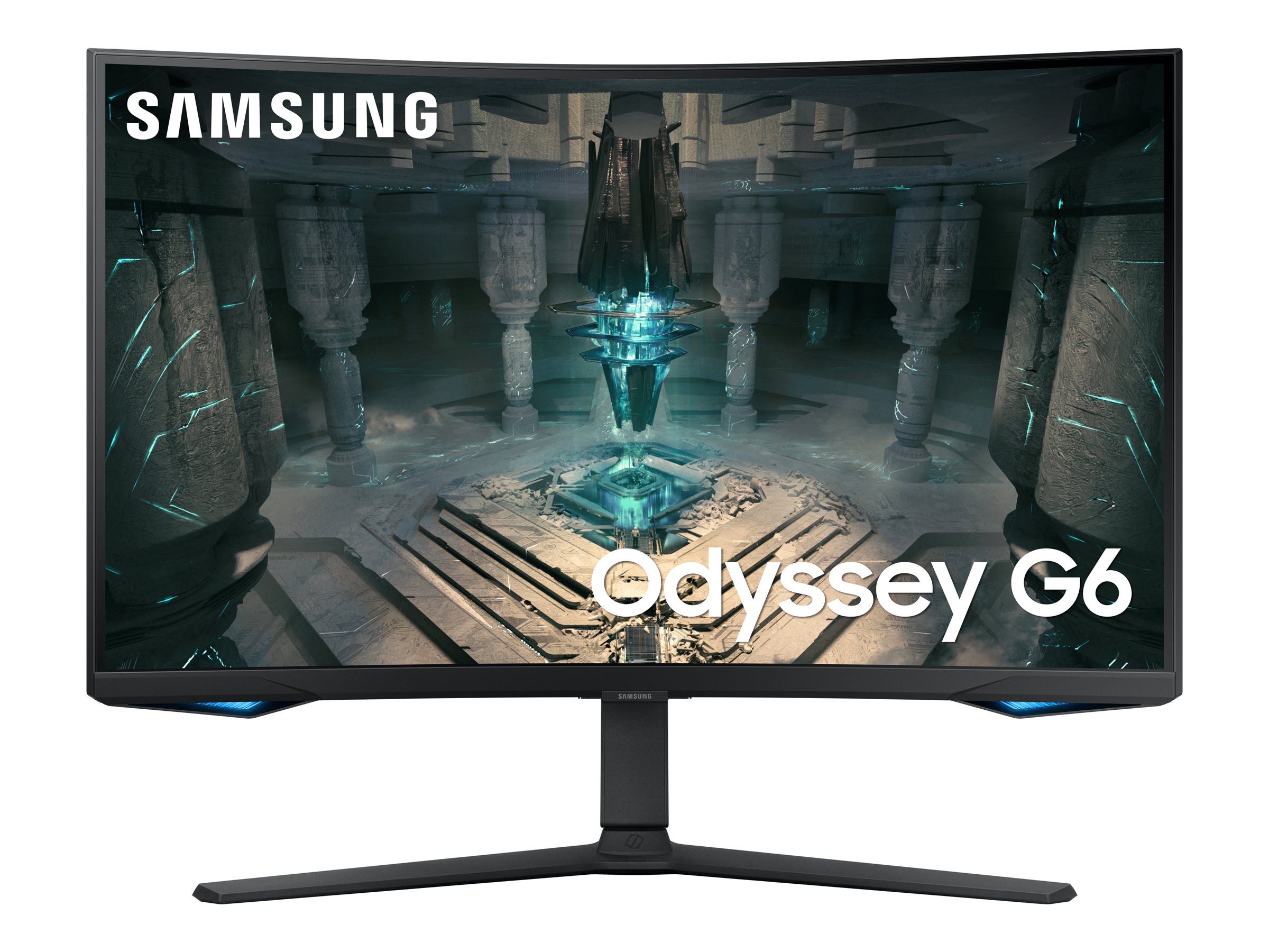 Samsung Odyssey G6 S32BG650EU - G65B Series - LCD-Monitor - Smart - Gaming - gebogen - 81.3 cm (32")2560 x 1440 QHD @ 240 Hz - VA - 350 cd/m² - 2500:1 - DisplayHDR 600 - 1 ms - 2xHDMI - DisplayPort -