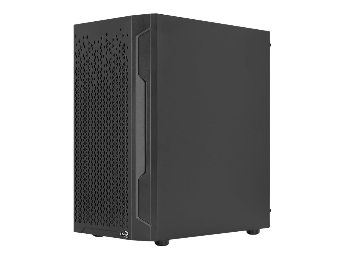 AEROCOOL ADVANCED TECHNOLOGIES AeroCool Trinity Mini-G-BK-V2 - MT - micro ATX - Seitenteil mit Fenster (gehärtetes Glas) keine Spannungsversorgung (ATX) - Schwarz - USB/Audio