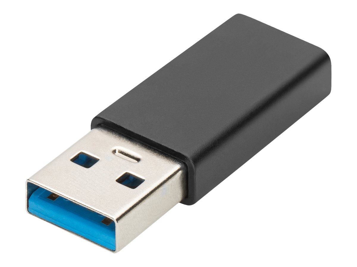 DIGITUS USB-C Adapter, USB A - USB-CUSB 3.0 - 3 A - Schwarz