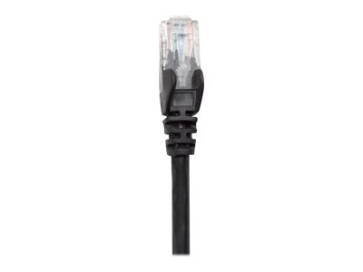 Intellinet Network Patch Cable, Cat5e, 10m, Black, CCA, U/UTP, PVC, RJ45, Gold Plated Contacts, Snagless, Booted, , Polybag - Patch-Kabel - RJ-45 (M)zu RJ-45 (M) - 10 m - UTP - CAT 5e - geschirmt - oh