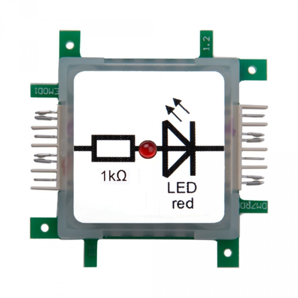 ALLNET ALL-BRICK-0009, 1.5 V, 1000000 mΩ, 1 Stück(e), 100 gBrickŽRŽknowledge LED red