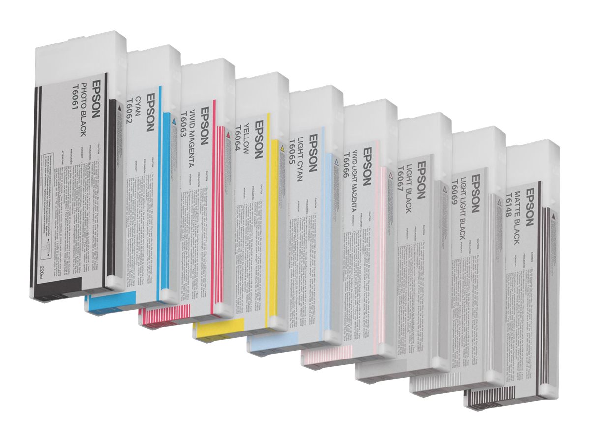 Epson T6069 - 220 ml - Light Light Black - originalTintenpatrone - für Stylus Pro 4800 - Pro 4880 - Pro 4880 AGFA