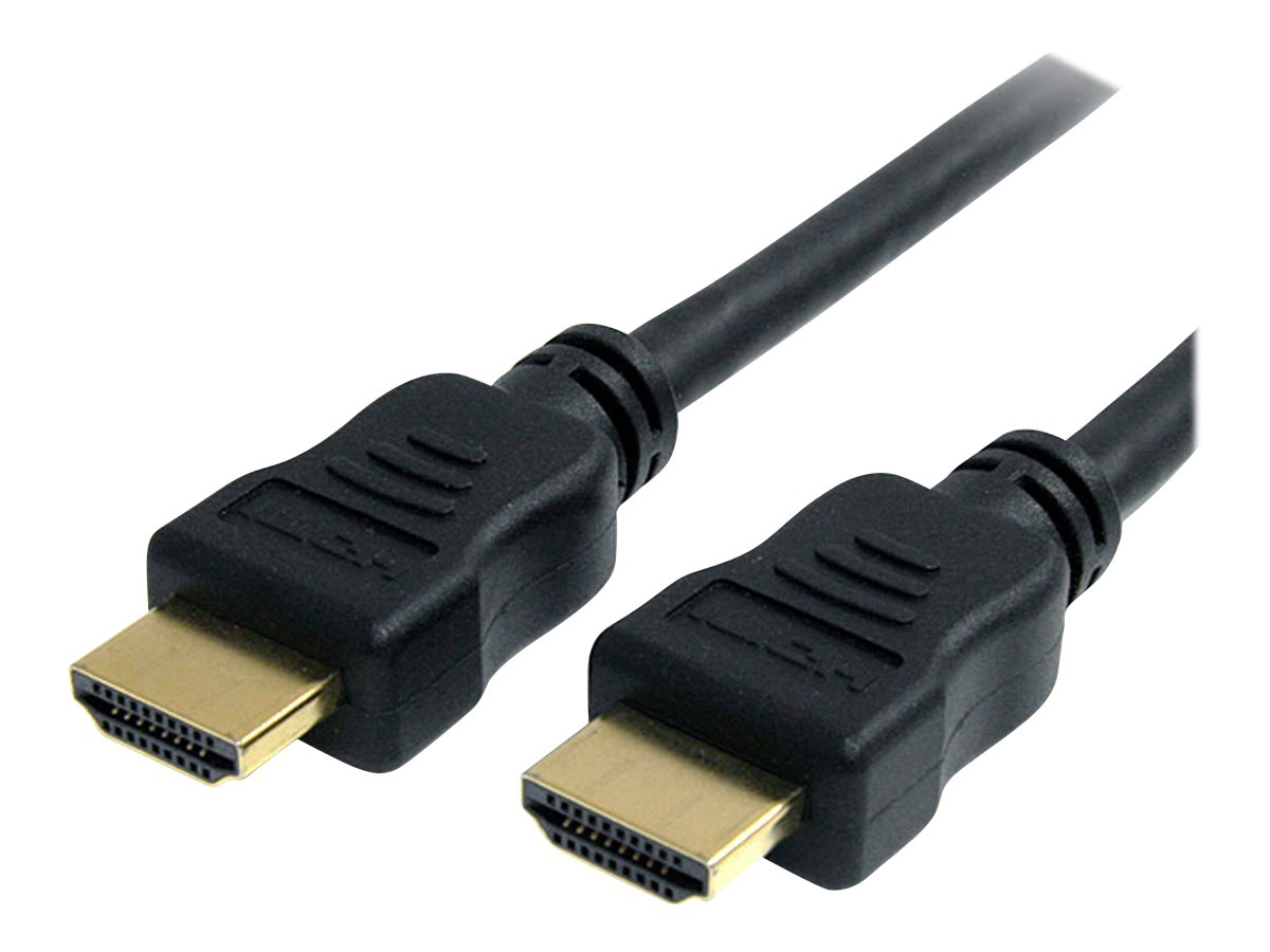 StarTech.com High-Speed-HDMI-Kabel mit Ethernet 2m (Stecker/Stecker)Ultra HD 4k HDMI Kabel mit vergoldeten Kontakten - HDMI-Kabel mit Ethernet - HDMI männlich zu HDMI männlich - 2 m - Schwarz