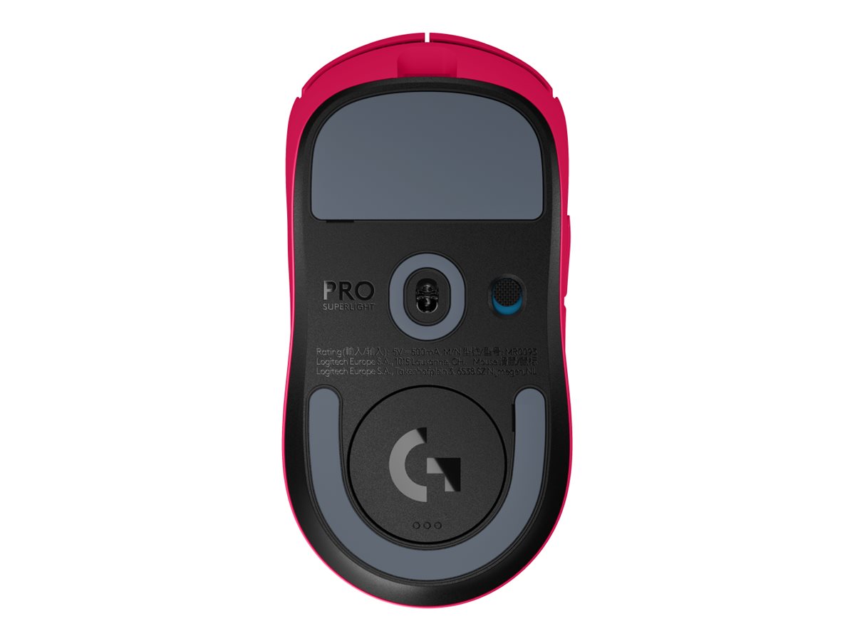 Logitech G PRO X SUPERLIGHT 2 - Maus - Gamingoptisch - 5 Tasten - kabellos - 2.4 GHz - USB Logitech LIGHTSPEED Empfänger - pink