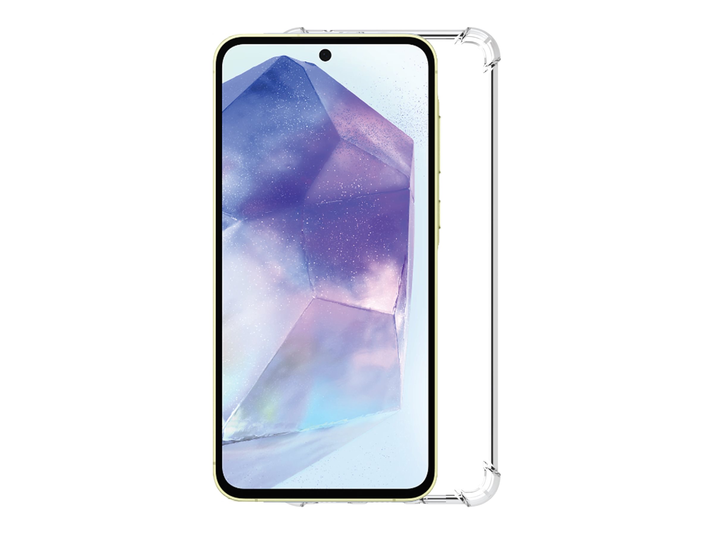 Samsung GP-FPA566AEC - Hintere Abdeckung für Mobiltelefon - Thermoplastisches Polyurethan (TPU)durchsichtig - für Galaxy A56