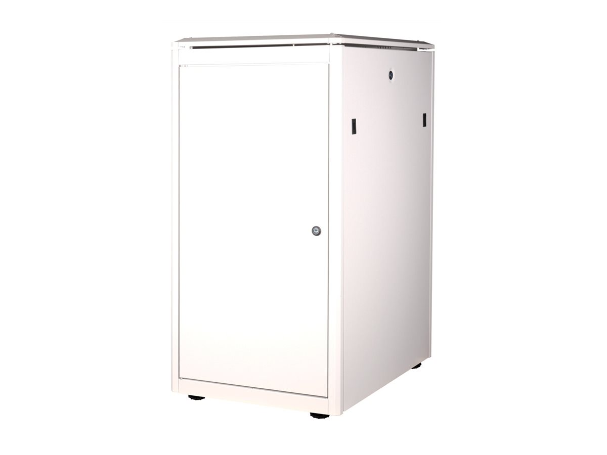 ROLINE Pro - Schrank Netzwerkschrank - mit Glastür, 600 x 800 mm (B x T)RAL 7035 - Hellgrau - 22U - 48.3 cm (19")