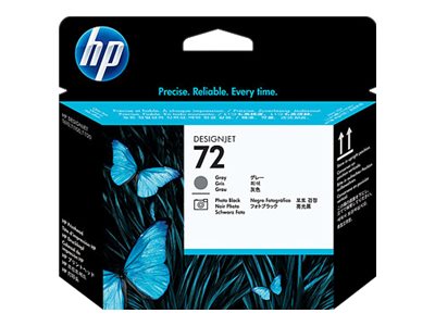 HP 72 - Grau, Photo schwarz - Druckkopf - fürDesignJet T1100 - T1100ps - T1200 - T1200ps - T1300 - T610 - T620 - T770 - T790