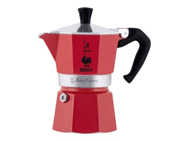 Bialetti Moka Express - Kaffeemaschine - 60 mlPassion Red