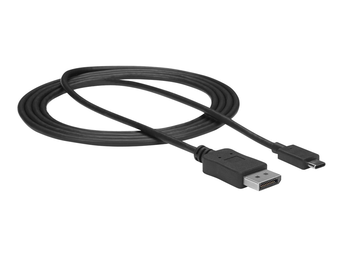 StarTech.com StarTech 1,8 m USB-C auf DisplayPort Adapter Kabel - 4K 60Hz - DisplayPort-Kabel - USB-C (M)zu DisplayPort (M) - Displayport 1.2/Thunderbolt 3 - 1.8 m - Unterstützung für 4K60Hz (3840 x 2