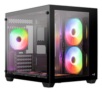 AEROCOOL ADVANCED TECHNOLOGIES Aerocool Dryft Mini v2 - Mid tower - micro ATX - Seitenteil mit Fenster (gehärtetes Glas)