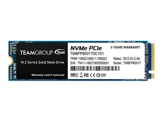 Team Group MP33 - SSD - 1 TB - intern - M.2 2280 - PCIe 3.0 x4 (NVMe)Team Group