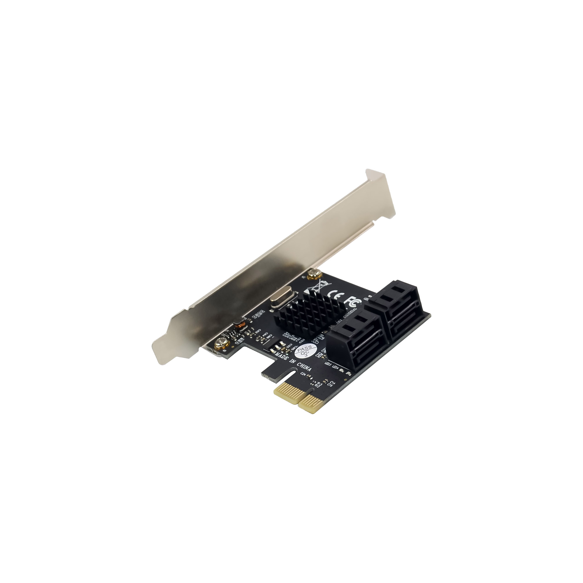 InLine Schnittstellenkarte - 4x SATA 6Gb/s - PCIe 2.0 - Hot Swap - NCQSATA 6Gb/s - PCIe 2.0
