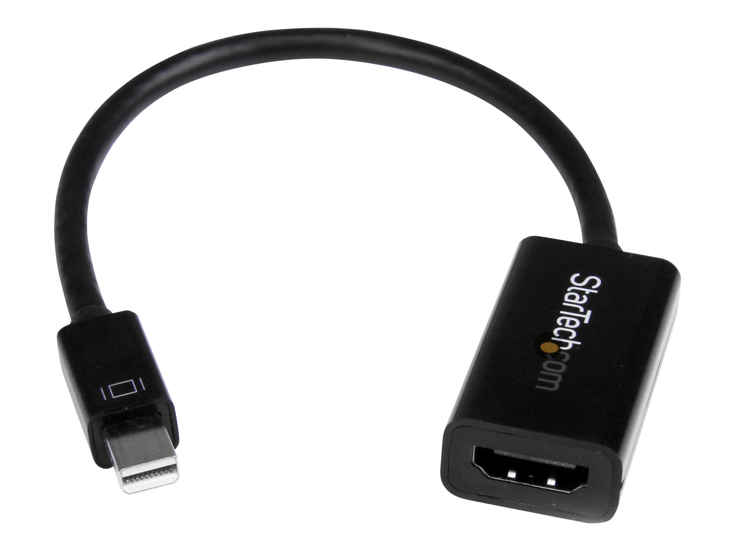 StarTech.com Mini DisplayPort auf HDMI 4k @ 30HzAdapter - DP 1.2 zu HDMI Audio Video Konverter für MacBook Pro / Air - Weiß - Videokonverter - DisplayPort - HDMI - Schwarz