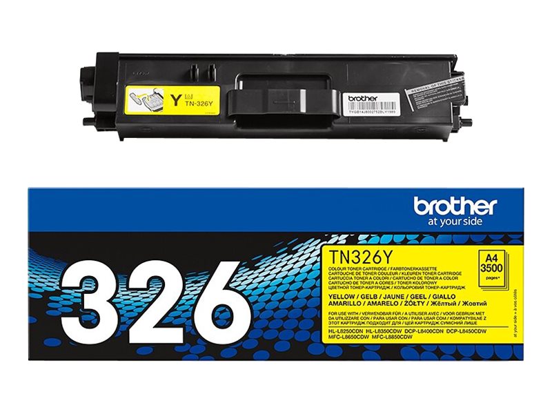 Brother TN326Y - Gelb - original - Tonerpatronefür Brother DCP-L8400CDN - DCP-L8450CDW - MFC-L8650CDW