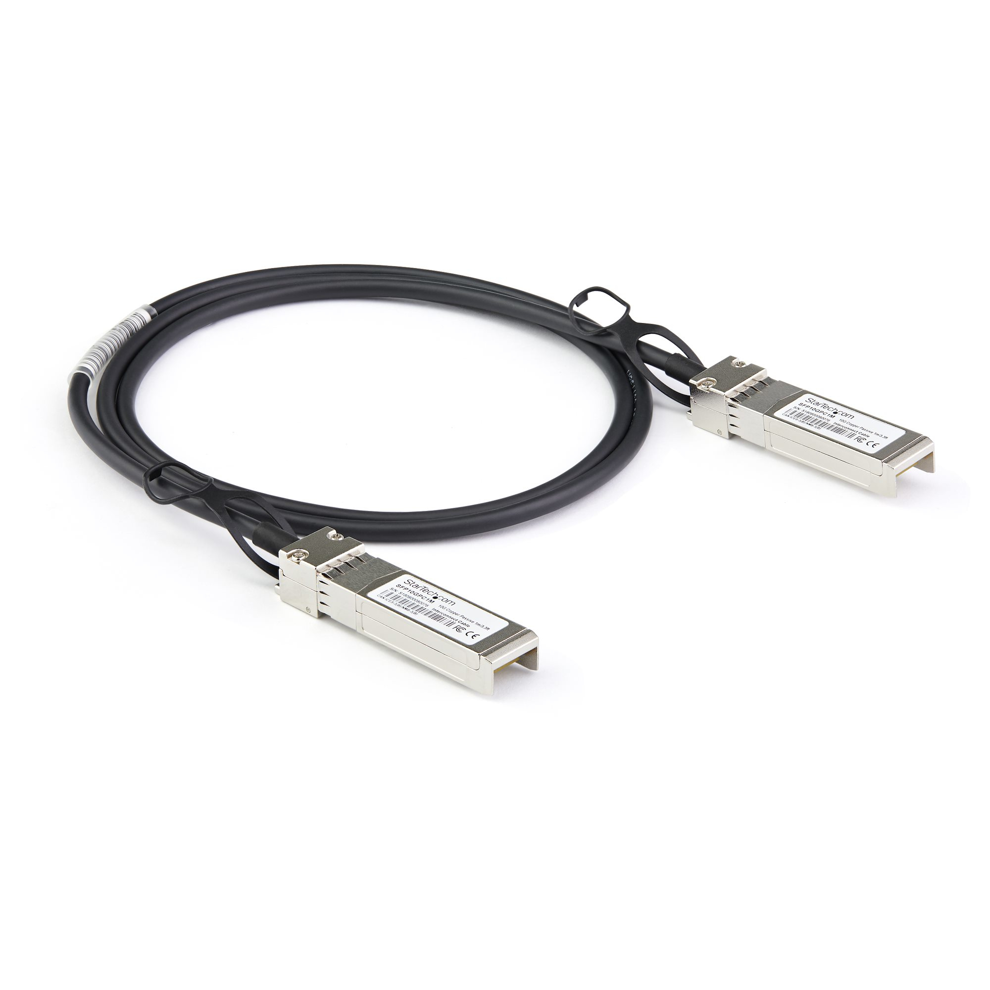 StarTech.com DACSFP10G3M SFP+ Kabel (3m, 10 GbE, Dell EMC DAC-SFP-10G-2M kompatibles SFP+ Kabel, Passives Kupfer DAC Kabel, Mini-GBIC) - 10GBase Direktanschlusskabel - SFP+ (S)eingerastet zu SFP+ (S)
