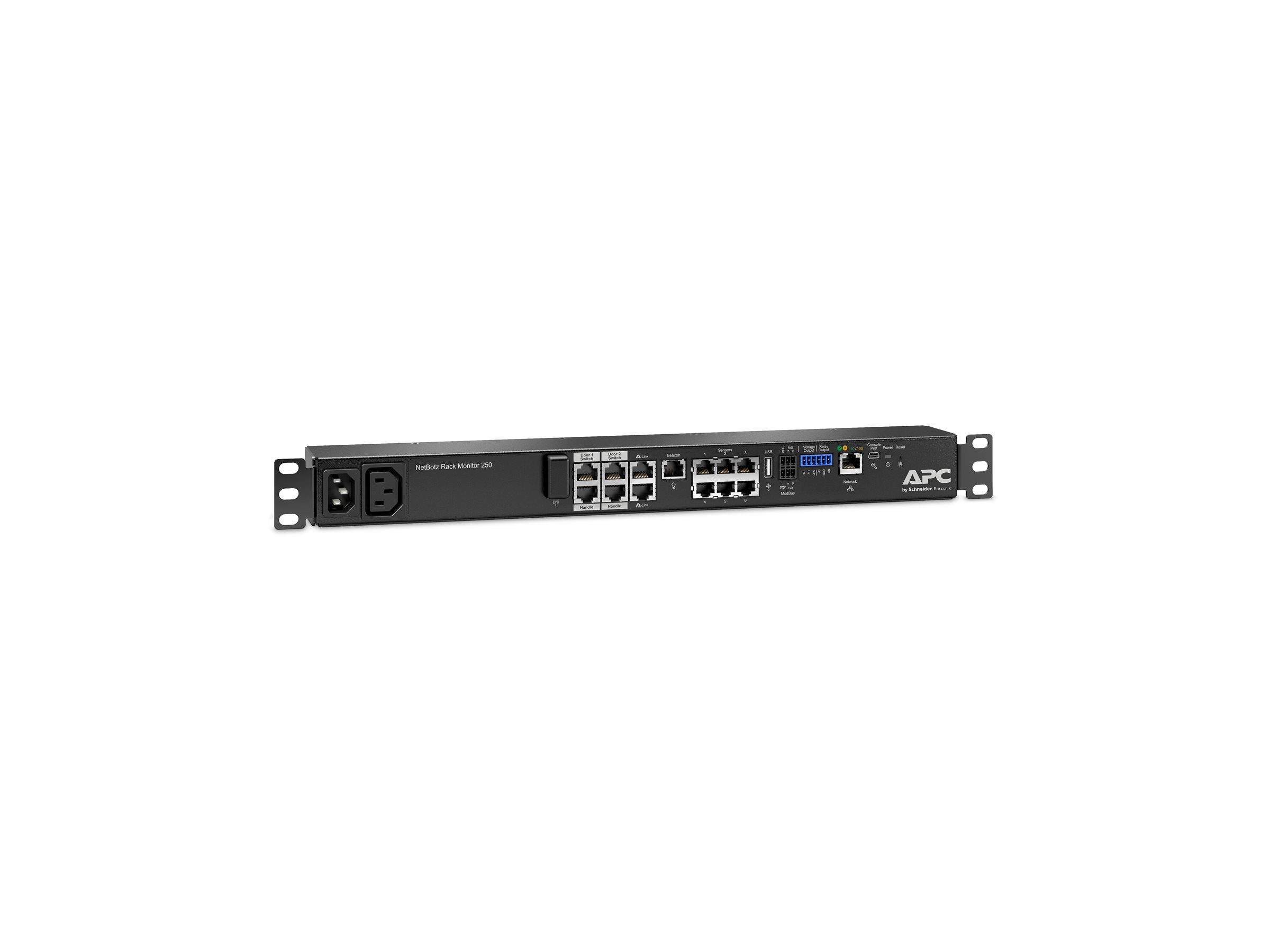 APC NetBotz Rack Monitor 250 - Gerät zur Umgebungsüberwachung100Mb LAN - Rack-montierbar - TAA-konform