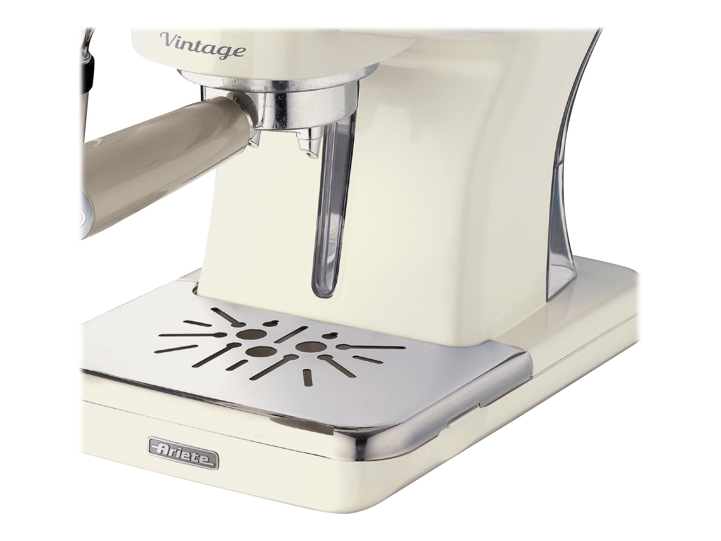 Ariete Vintage 1389 - Kaffeemaschine mit Milchaufschäumer15 bar - beige