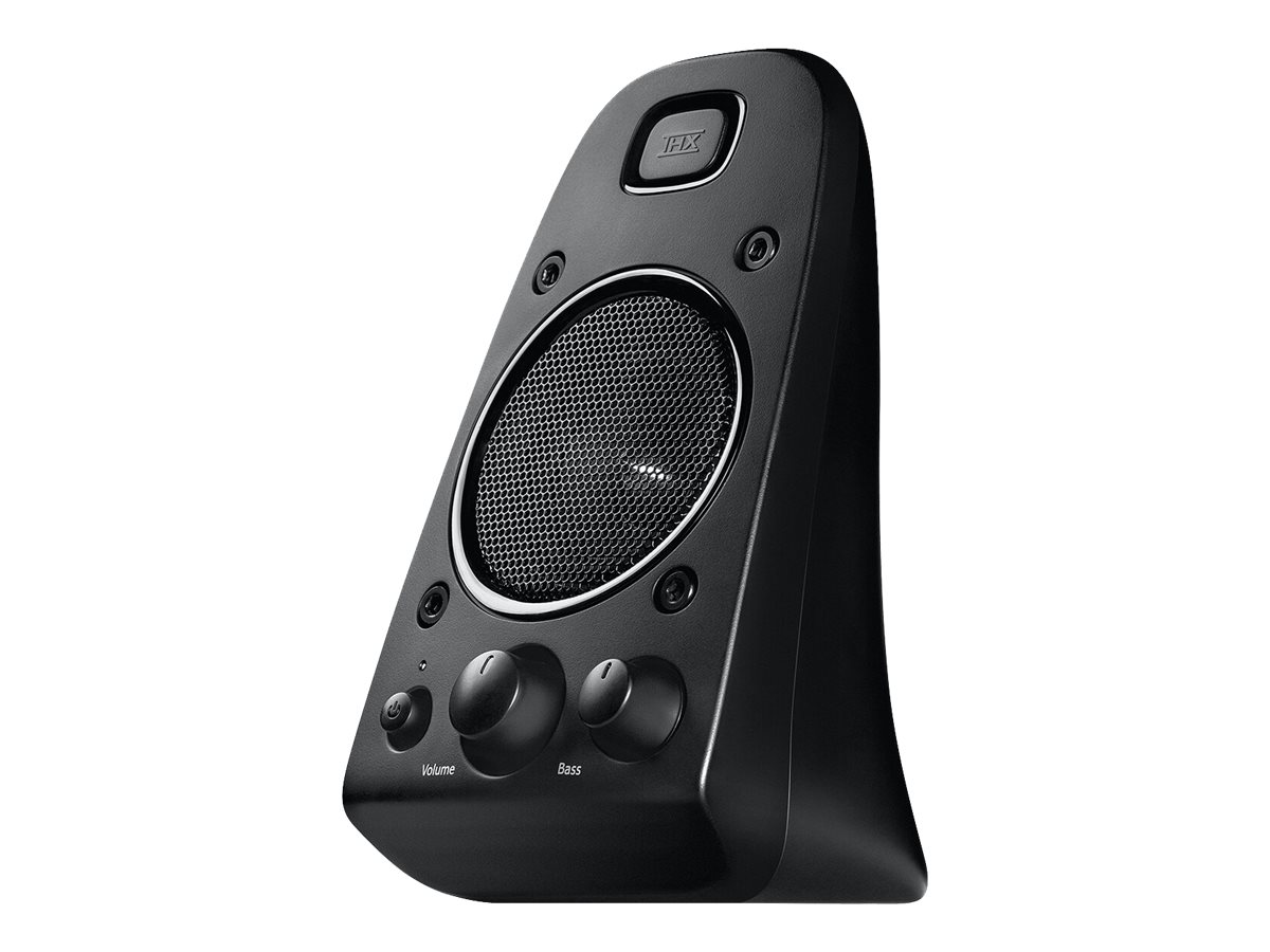 Logitech Z-623 - Lautsprechersystem - für PC - 2.1-Kanal - 200 Watt (Gesamt)Z623 Lautsprecher-System mit Subwoofer - Satter Bass - 400 Watt Spitzenleistung - THX-Zertifiziert - 3.5mm & Cinch-Eingänge