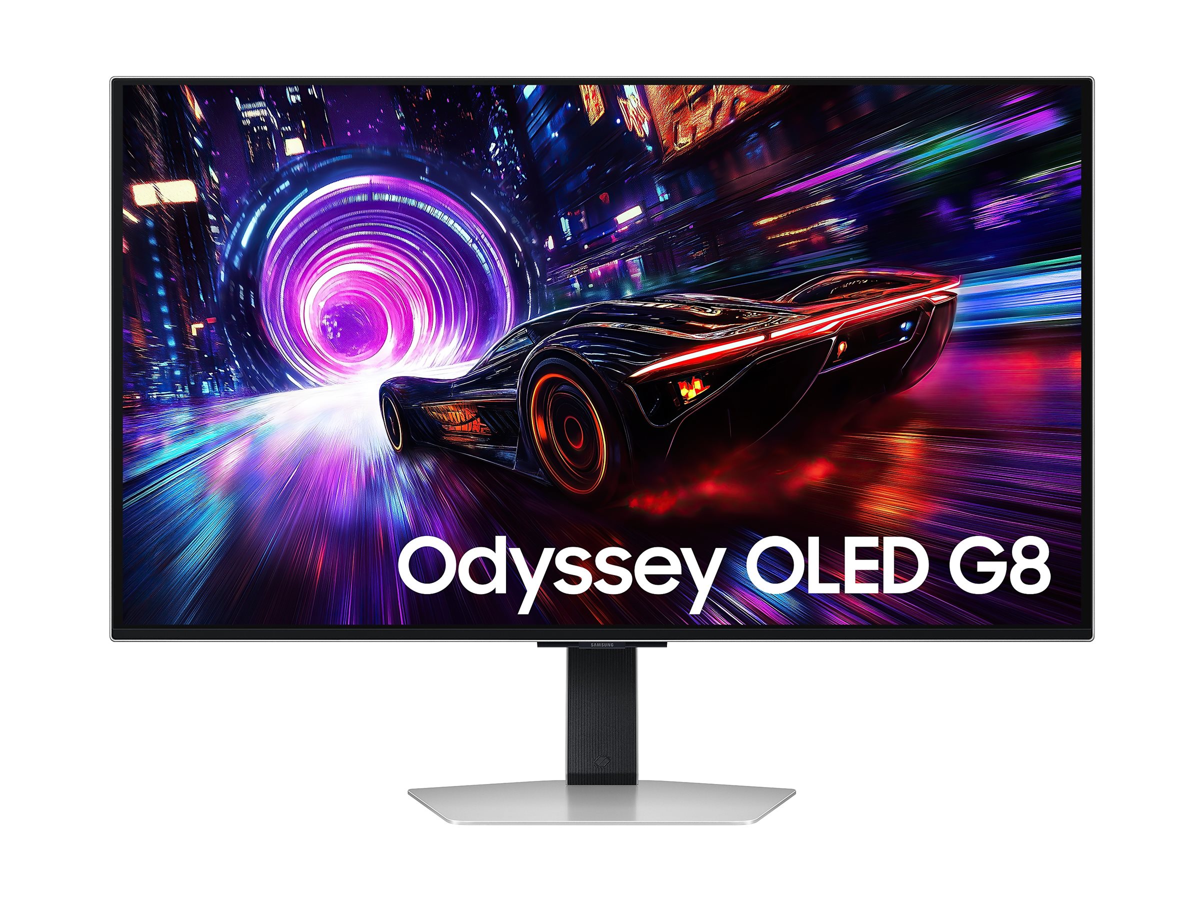 Samsung Odyssey OLED G8 S32FG810SU - G81SF Series - OLED-Monitor - Gaming - 81.3 cm (32")3840 x 2160 4K UHD (2160p) @ 240 Hz - 260 cd/m² - 1000000:1 - DisplayHDR 400 True Black - 0.03 ms - 2xHDMI - Di