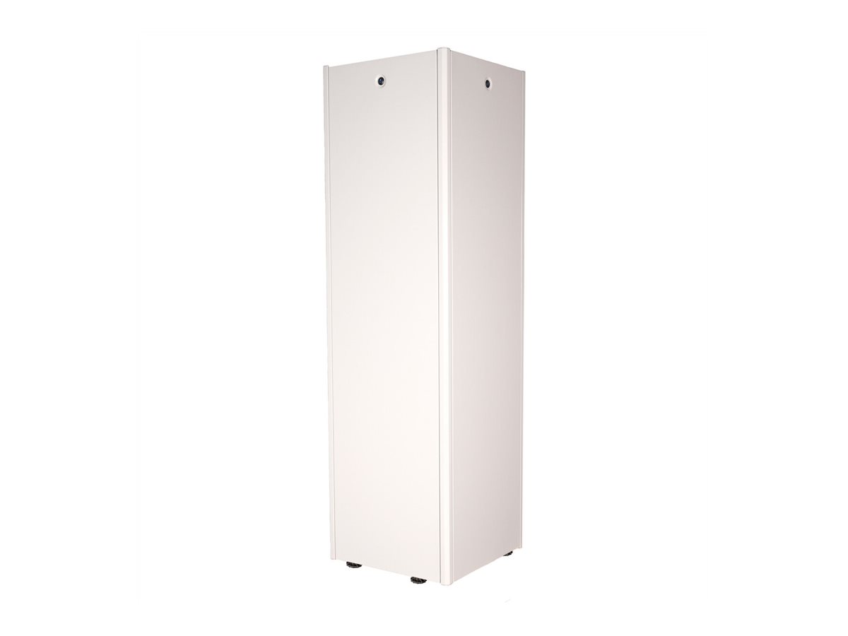 ROLINE Basic - Gehäuse Netzwerkschrank - mit Glastür, 600 x 600 mm (B x T)RAL 7035 - Hellgrau - 42HE - 48.3 cm (19")