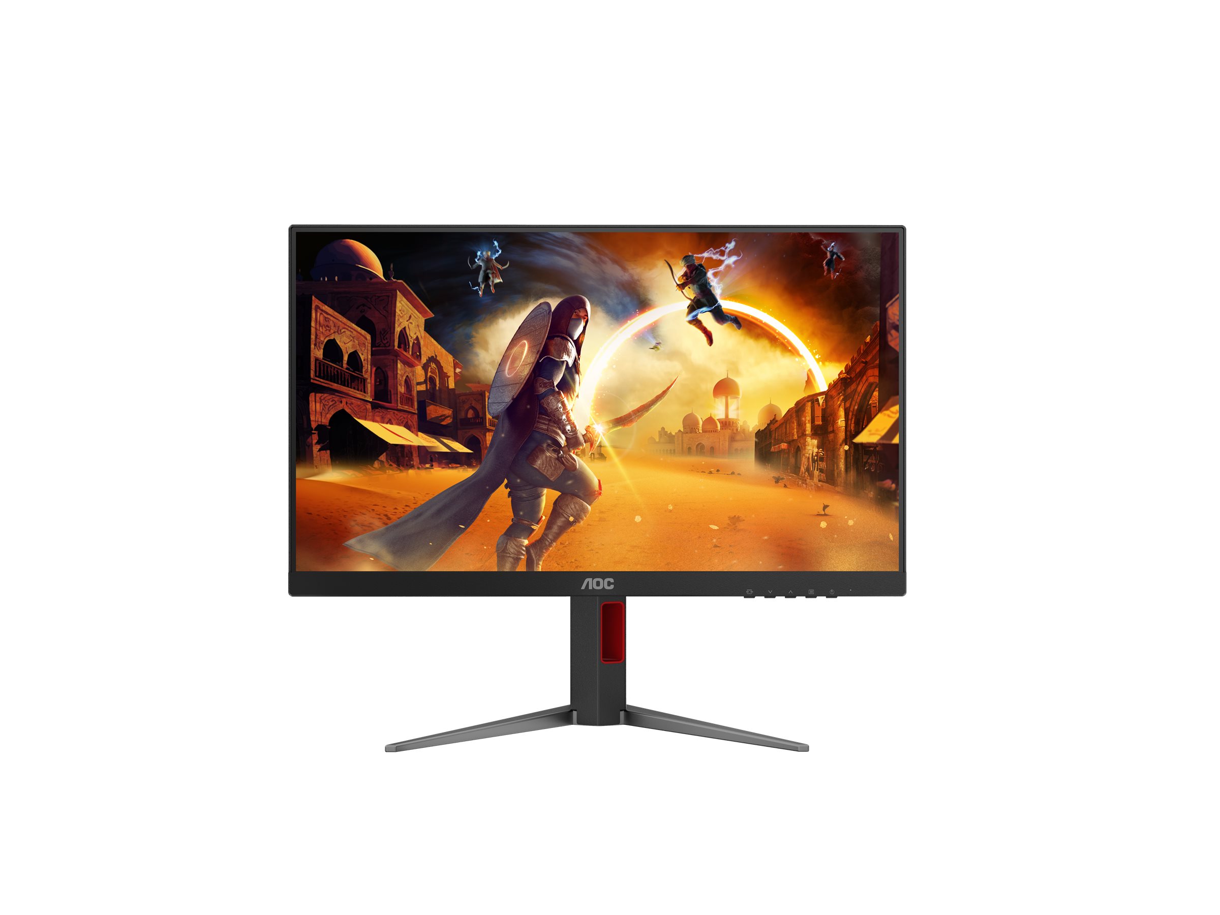 AOC Gaming 24G4HA - LED-Monitor - Gaming - 61 cm (24")(23.8" sichtbar) - 1920 x 1080 Full HD (1080p) @ 200 Hz - Fast IPS - 300 cd/m² - HDR10 - 0.5 ms - 2xHDMI - DisplayPort - Lautsprecher