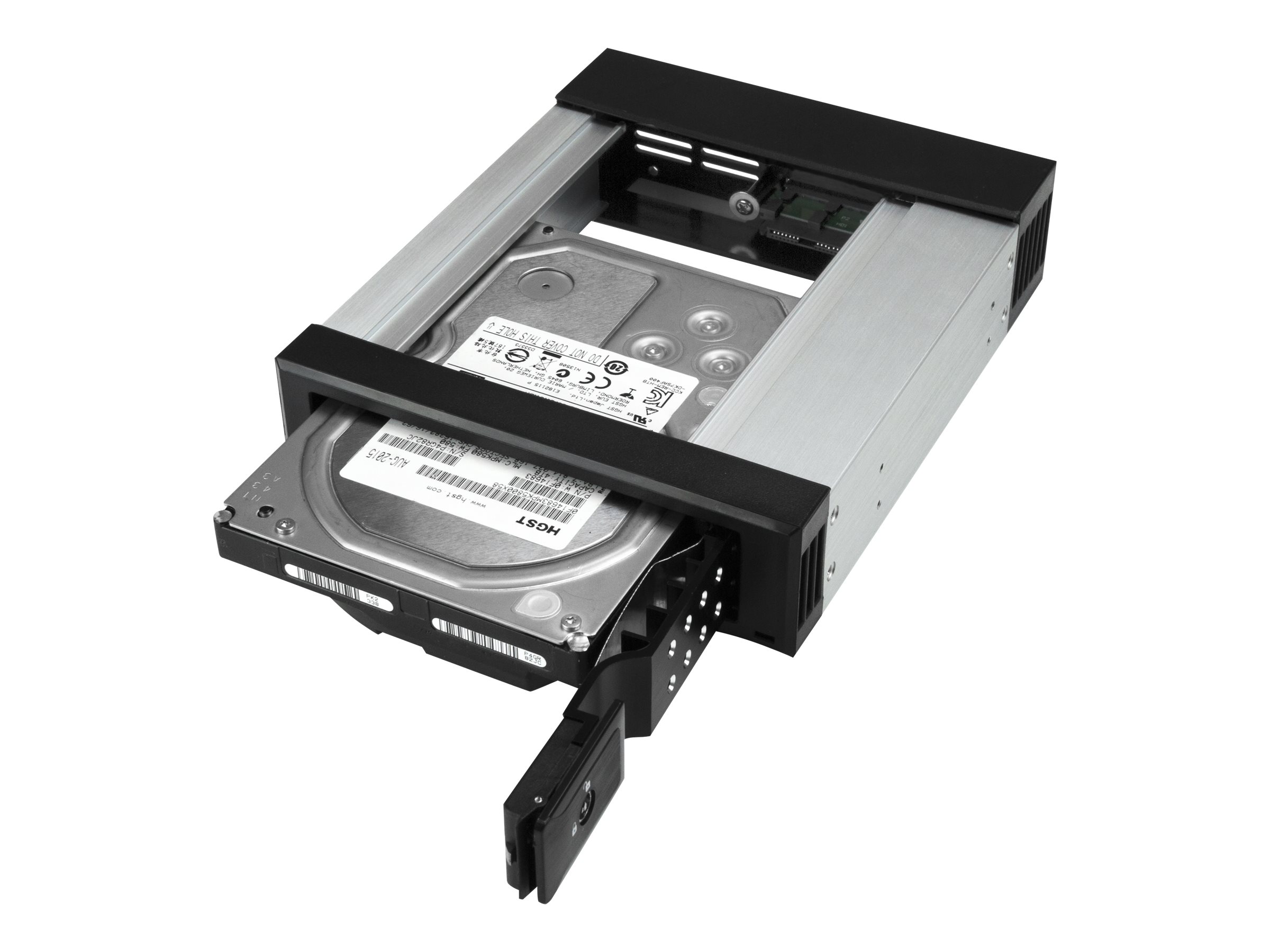 StarTech.com 5,25 auf 3,25 Festplatten Wechselrahmen - für 3,5 SATA/SAS Laufwerke - Trägerlos - SAS/SATA Backplane - Laufwerksschachtadapter - 5,25" bis 3,5" (13.3 cm to 8.9 cm)für P/N: 25SATSAS35HD
