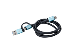 i-tec USB-Kabel - USB, USB-C (M) zu USB-C (M)USB 3.1 Gen 2 - 1 m - 4K Unterstützung - unterstützt Stromversorgung