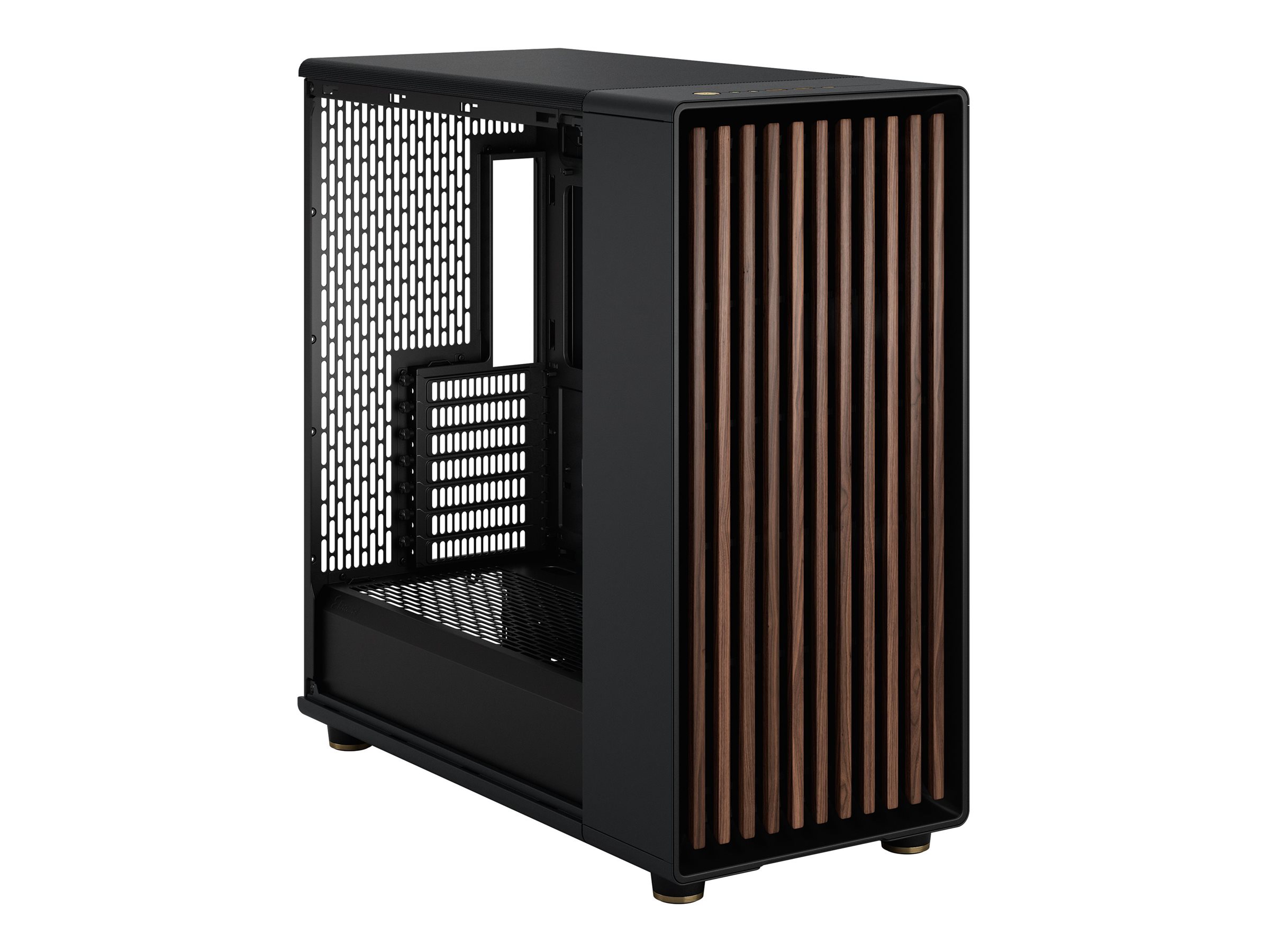 Fractal Design North XL - Tower - E-ATX - Seitenteil mit Fenster (gehärtetes Glas)keine Spannungsversorgung (ATX) - Charcoal Black - USB/Audio/Mic