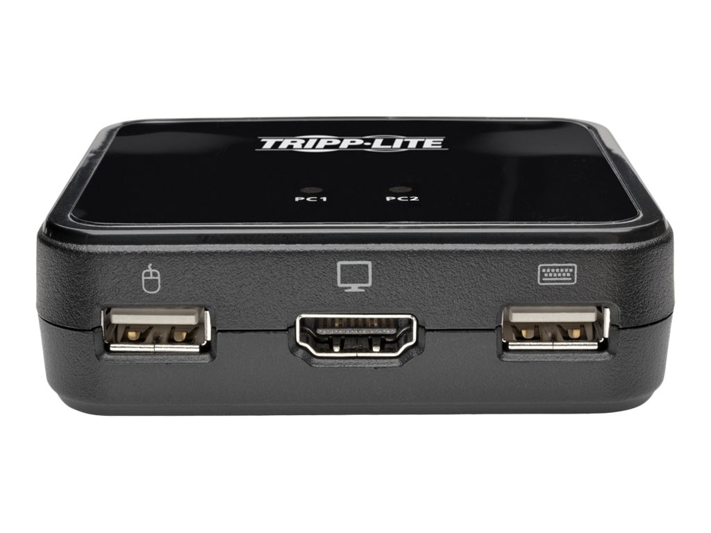 Tripp Eaton Tripp Lite series 2-Port USB/HD Cable KVMSwitch with Audio/Video - Cables and USB Peripheral Sharing - KVM-/Audio-/USB-Switch - 2 x KVM/Audio/USB - 1 lokaler Benutzer - Desktop