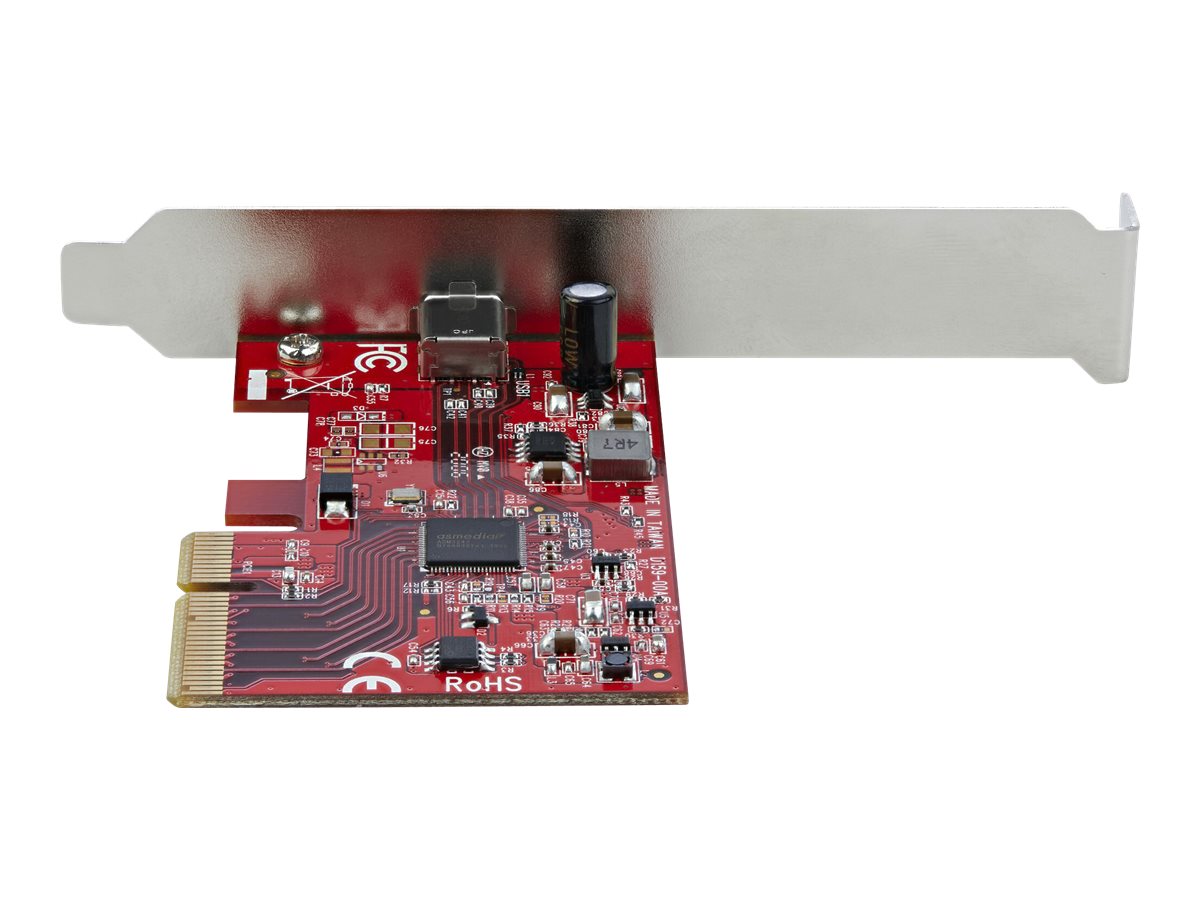 StarTech.com 1-Port USB-C PCIe Adapter - USB-C SuperSpeed 20 Gbit/s PCI Express 3.0 x4 Host Controller Karte - Win/Linux/macOS (PEXUSB321C) USB-Adapter - PCIe 3.0 x4 Low-Profile - USB-C 3.2 Gen 2x2 x
