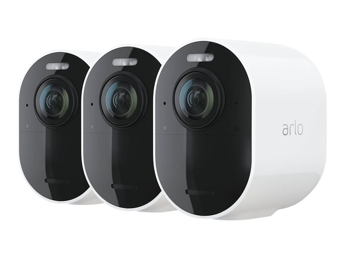ARLO Ultra 2 Security System - Gateway + Kamera(s) - drahtlos (802.11b, 802.11g, 802.11n, 802.11ac, Bluetooth 4.2 LE)3 Kamera(s) - weiß