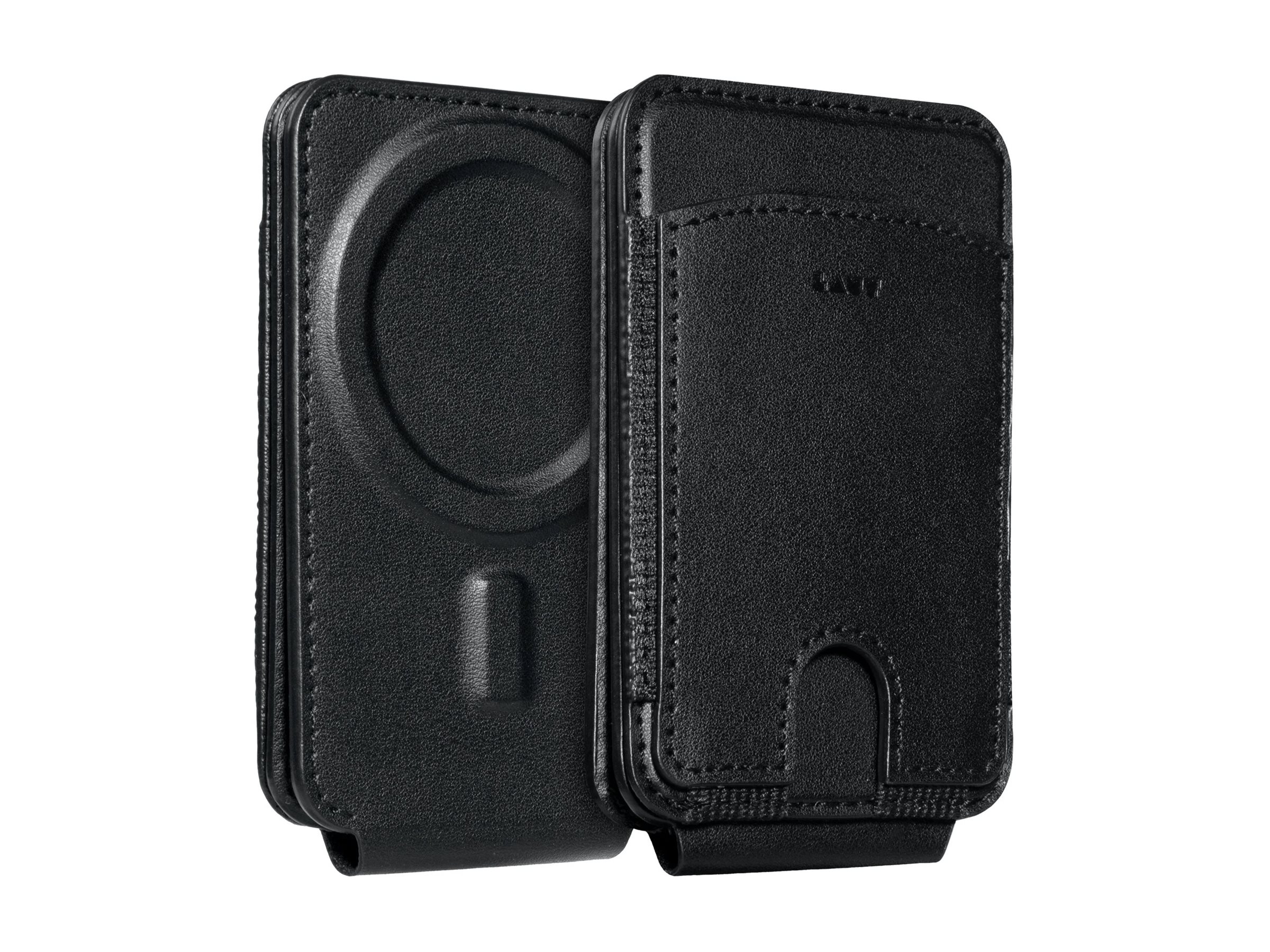 Laut International Laut MAGADD - Kartenhalter für Mobiltelefon /Kreditkarte - MagSafe-Kompatibilität - 50% Polyurethan - 40 % Stahl - 10% Magnet - Schwarz