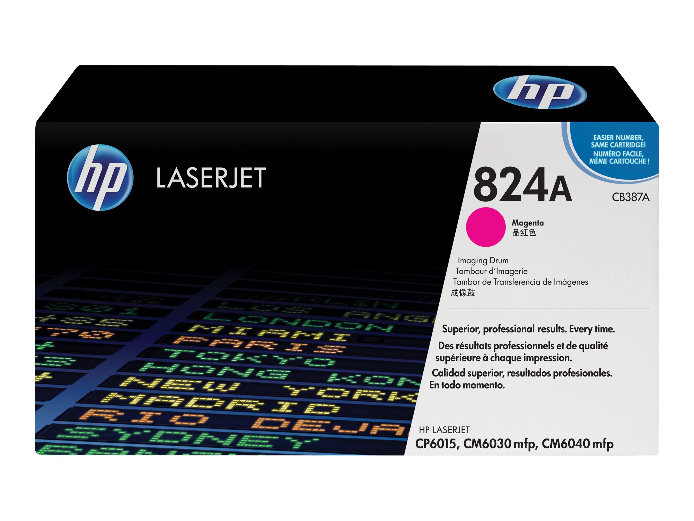 HP 824A - Magenta - original - Trommeleinheitfür Color LaserJet CM6040 - CM6040f - CM6049f - CP6015de - CP6015dn - CP6015n - CP6015x - CP6015xh