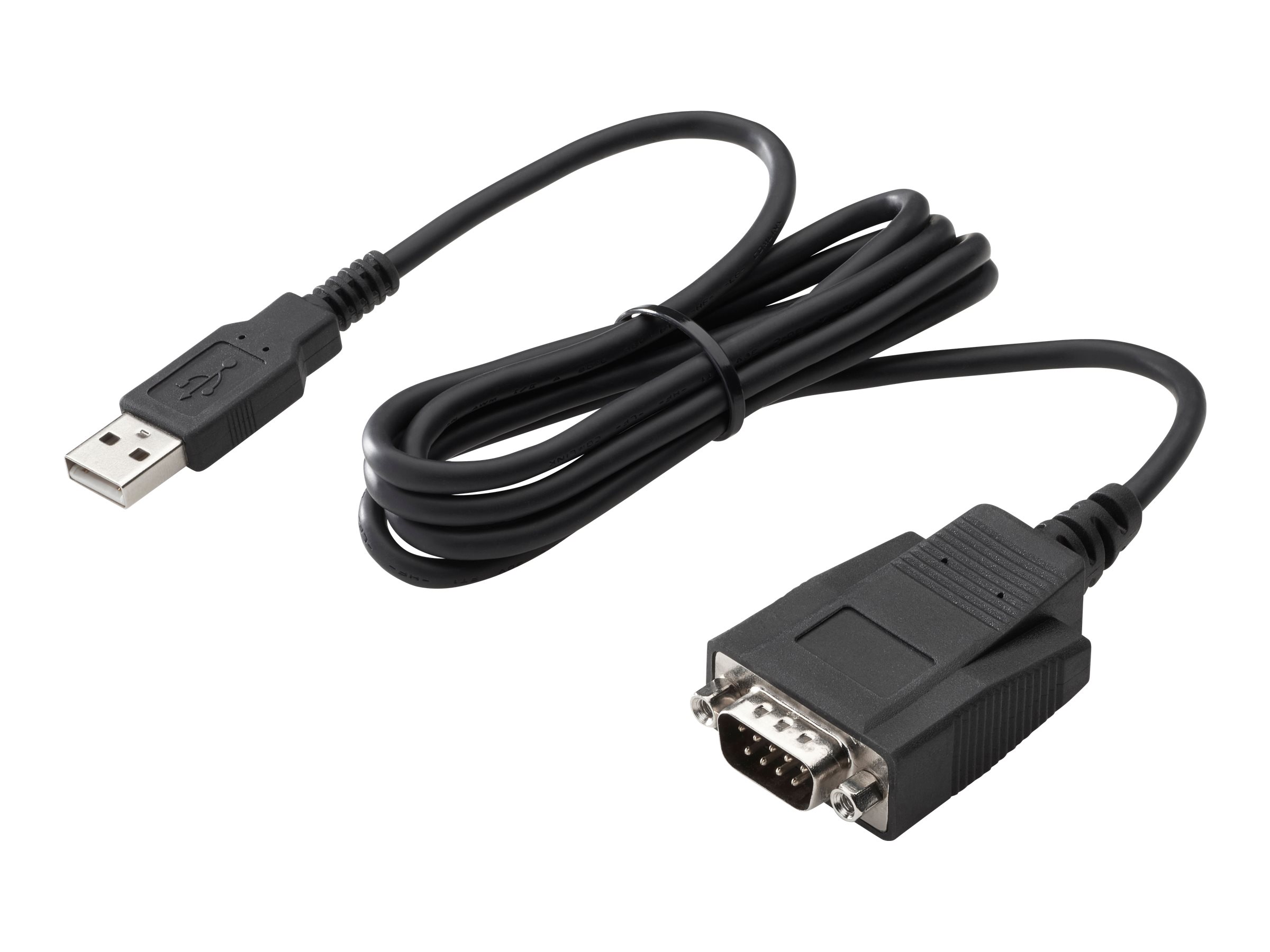 HP  Serieller Adapter - USB - RS-232 x 1 - Schwarzfür HP 34 - Z1 G9; Elite 600 G9 - 800 G9 - t655; Pro 260 G9 - 400 G9 - t550; ProOne 440 G9