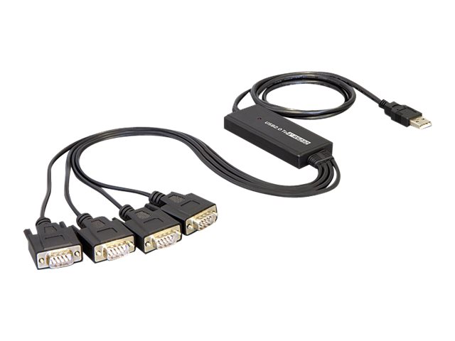 Delock USB 2.0 > 4 x Serial Adapter - SeriellerAdapter - USB - RS-232 x 4