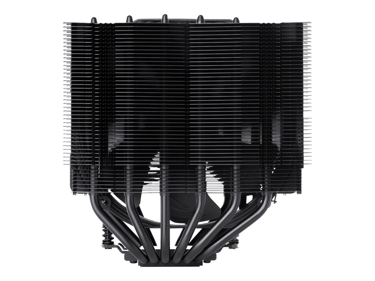 Noctua chromax NH-D15S - Prozessor-Luftkühler - (für: LGA1851, LGA1700, LGA1200, LGA1156, LGA1155, LGA1151, LGA1150, AM5, AM4, AM3+, AM3, AM2+, AM2, FM2+, FM2, FM1)Kupfer-Bodenplatte und vernickelte A