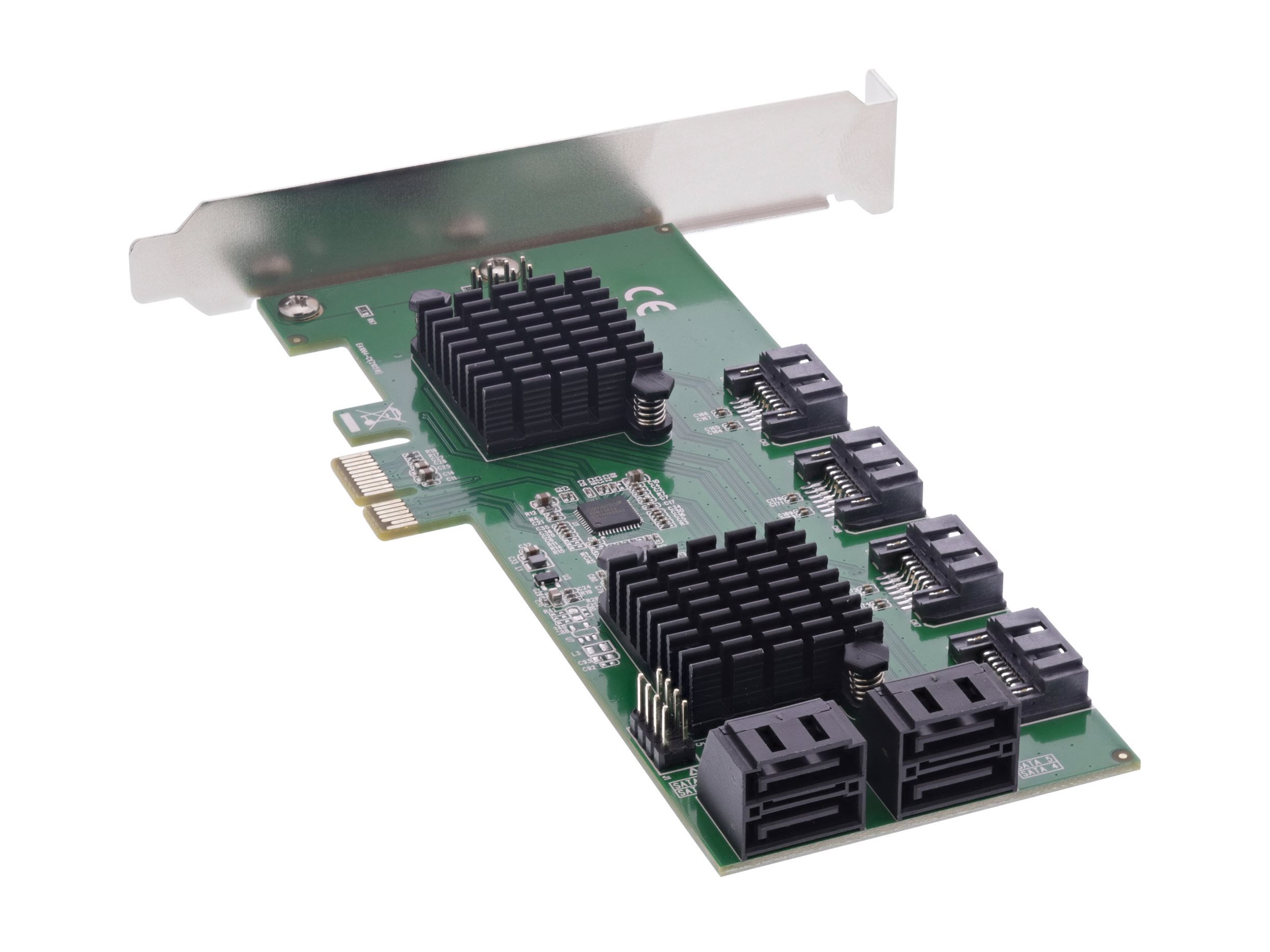 InLine Schnittstellenkarte - 8x SATA 6Gb/s Controller - PCIe 2.0 (PCI-Express)PCIe 2.0